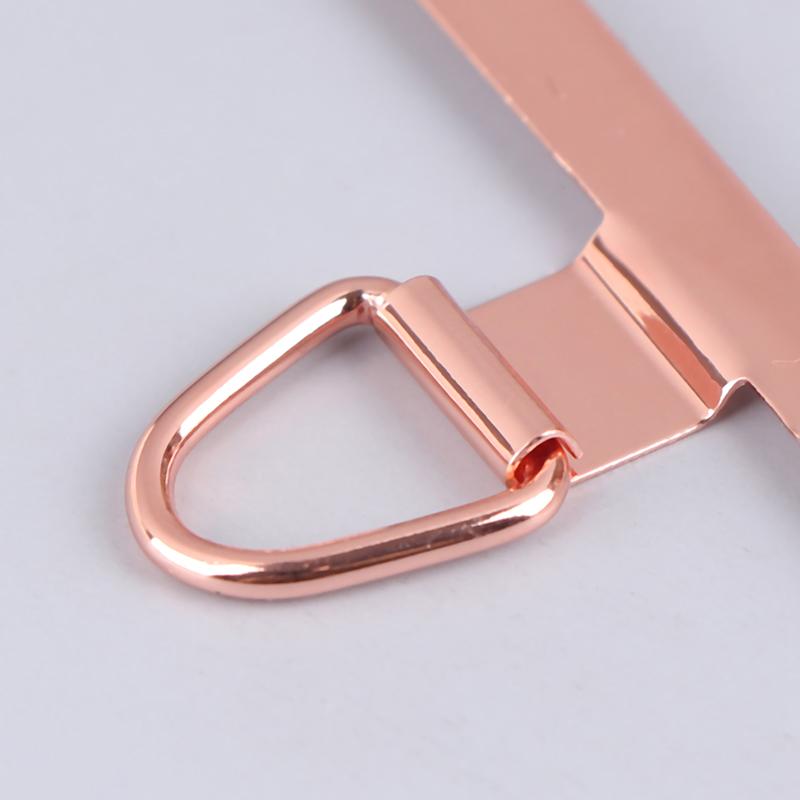 Ultratunn rostfri telefonfäste patch packning mobiltelefon rem delar säkerhetsanslutningsstycke