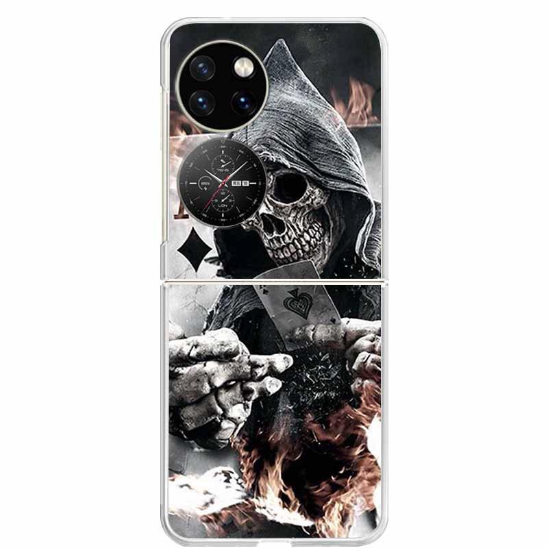 For Huawei P50 Pocket Case Transparent Clear Hard PC Phone Back Cover For Huawei P50 Pocket Cases P 50 Pocket 2022 Shells Capa