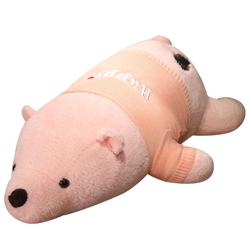Sweater, Polar Bear Doll, Large Plush Toy, Siding Pillow, Bed, Doll Pillow, Birthday Gift Girl