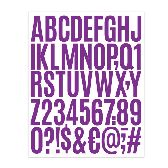 500 Pcs Letter Stickers 2 Inch Self Adhesive PVC Stickers Waterproof Alphabet Decals Mailbox Numbers Labels for Water Bottle