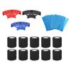 200pcs Blue Tattoo Pen Machine Covers with 10pcs Grip Tapes 3pcs Ink Cup Holder Stand Elastic Bandages Tattoo Supplies