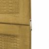 6 Piece Room Divider In Brown Solid Paulownia Wood