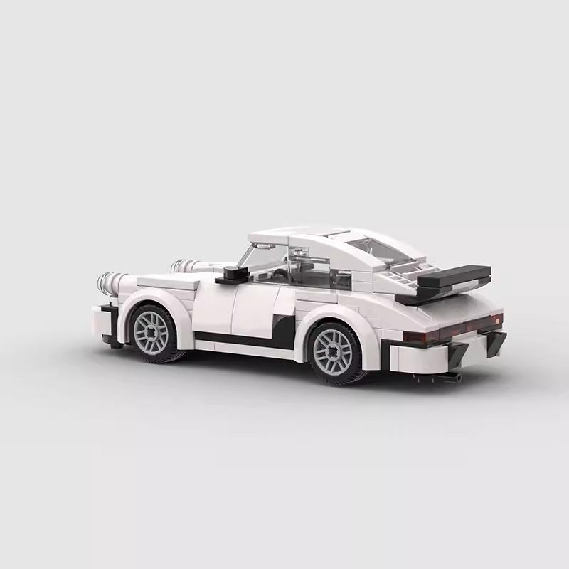 Car Plug-in Model MOC Compatible Building Blocks 911 Sports Car Small Particle Building Blocks Hands-on DIY Model Male