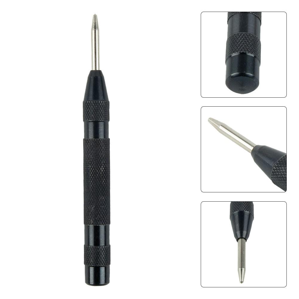 

1 шт. Автоматический кернер с пружинным механизмом, металлический/деревянный маркер для вмятин, 130 мм