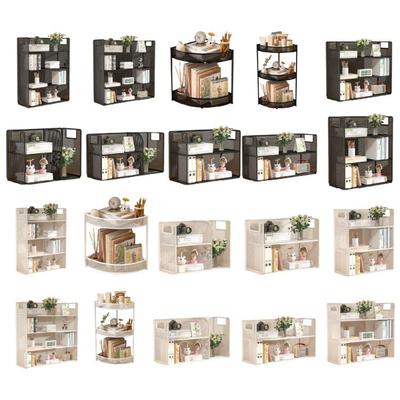 Schreibtisch Organizer Bücherregal Netz Schreibtisch Aktenablage Regal Mehrstufiges Ausstellungsregal Dokumentenorganizer für Büro