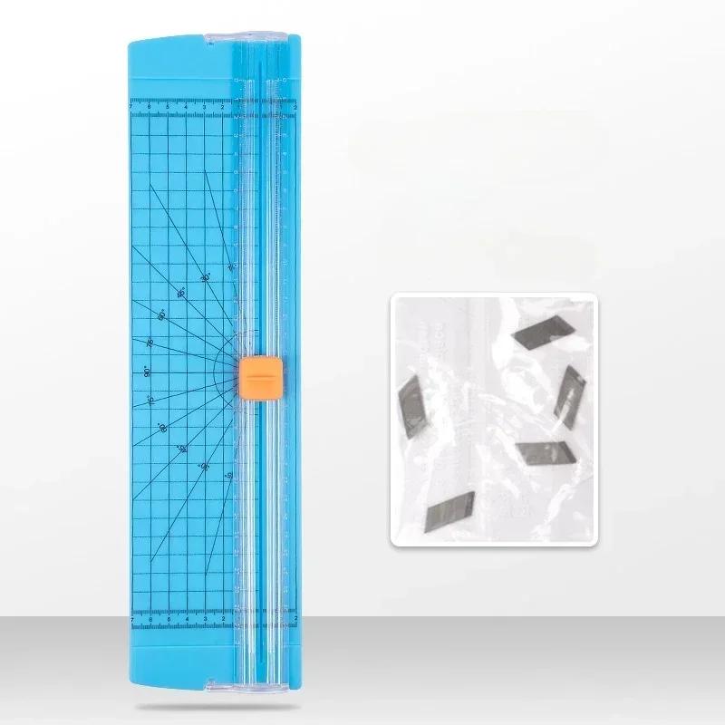 Taglierina per Carta Ghigliottina con Protezione di Sicurezza Automatica, Macchina Portatile, A4 2022