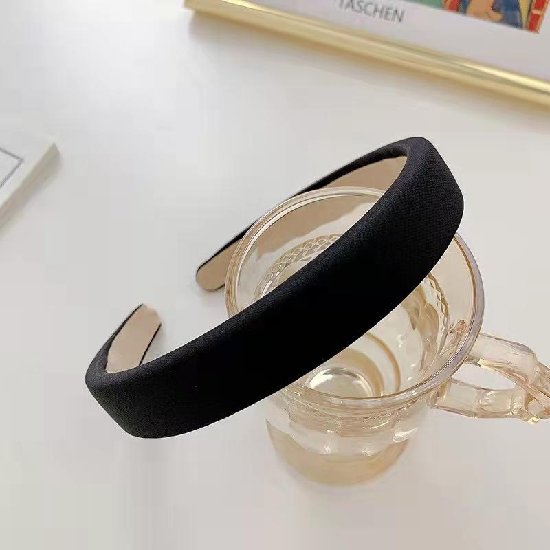 2CM Spring Summer Women Girls Headbands Sweet Candy Color Sponge Padded Hairbands for Ladies Daily Hair Hoop Accessories