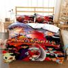 3D Tisk Anime Inuyasha Ložní souprava, Povlak na přikrývku Přikrývka Ložní souprava Prošívaná přikrývka Povlak na polštář, Velikost King Queen Twin Pro chlapce Dívky Dospělé