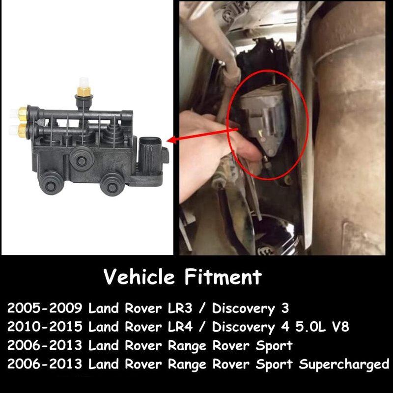 

RVH000095 Air Suspension Valve Block for Land Rover Discovery 3/4 (LR3/LR4 ) Rover Sport 2006-2013 RVH500060 RVH000055 RVH000095