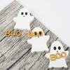 3PCS Spirit Pumpkin Cats Table Sign Wooden Ornaments Halloween Home Tabletop Decoration Festival Parties Supplies