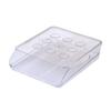Automatic Carton with Lid Organizer Multi-Layer Egg Tray Holder Clear for Kitchen