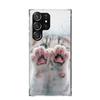 Pink Cat Hand Paw Phone Case For Samsung Galaxy S26 S25 Edge S24 S23 FE S22 Ultra S21 Plus S20 + Fundas Cover Coque Galaxy S25 S