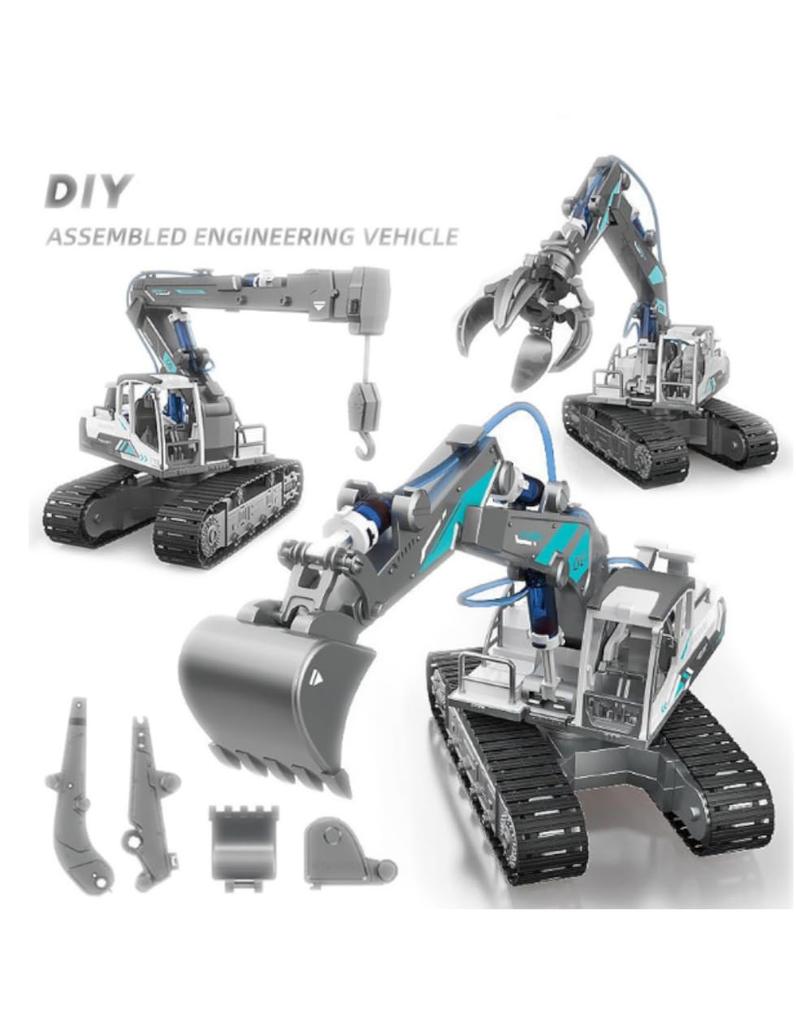 Little Swallow Plastic Model Heavy Machinery Construction Machinery Model Collection Miniature Toy Control Kit for Adults Easy Movement Construction