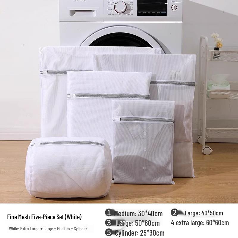 Eco-Friendly Fine Mesh Laundry Bag for Lingerie – Fluorescent-Free, Thickened Protective Bag for Machine Wash