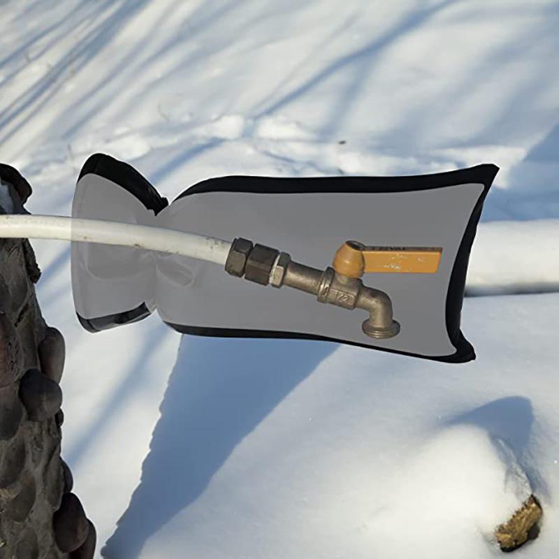 Outdoor Winter Faucet Anti-Freeze Protective Cover for Water Pipe Insulation