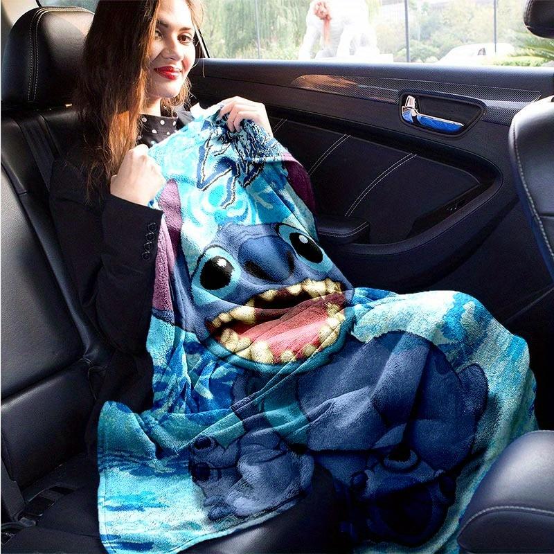 1pc Stitch Printing Blanket - Soft, All-Season Throw for Living Room, Bedroom,Personalized Gift with Adorable Cartoon Design