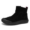 New High Top Workwear Shoes Trendy and Versatile Breathable and Non Slip Casual Labor Protection Shoes Men's Boots