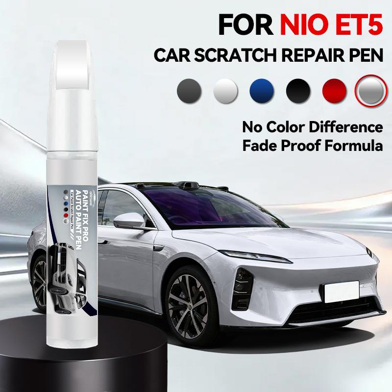 

Vehicle for Exclusive Use Car Paint Repair Pen For 2021-2025 NIO ET5 Paint Scratch Repair Accessories White Black Red Pink Blue срібний