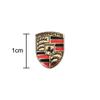 Pegatinas Insignia Emblema de Mando de Coche de 1 cm Accesorios para Coche Para Cayenne Panamera Macan 911 718 Taycan Boxster Cayman 918