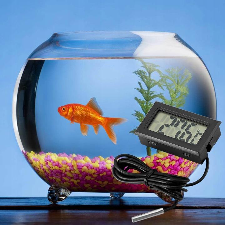 Precise Digital Electronic Thermometer with Probe + Clear Display