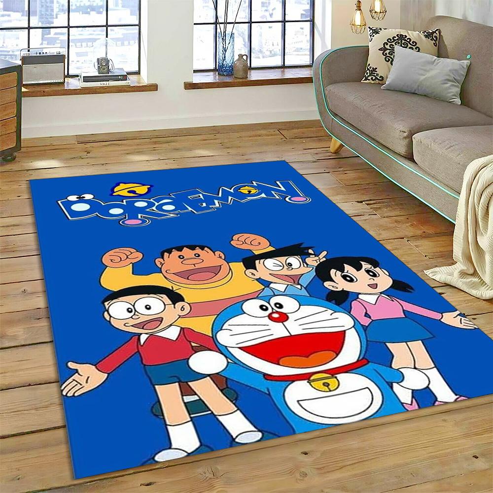 3D D-Doraemon Cartoon Dream Carpet Rug for Living Room Bedroom Home Sofa Decoration,Kids Play Non-slip Floor Mat