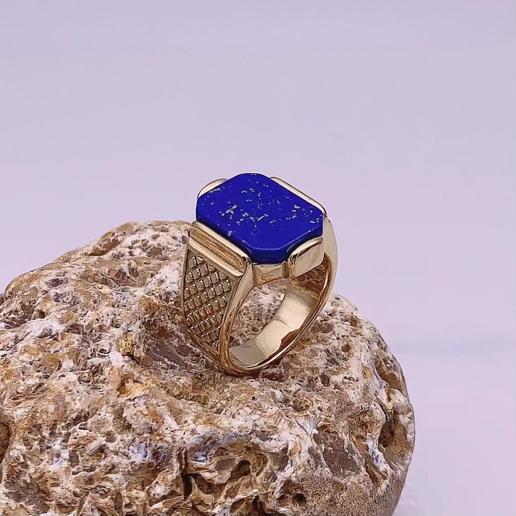 R3351g Men's High Quality Vintage Stainless Steel Zircon Styles Ring Jewelry