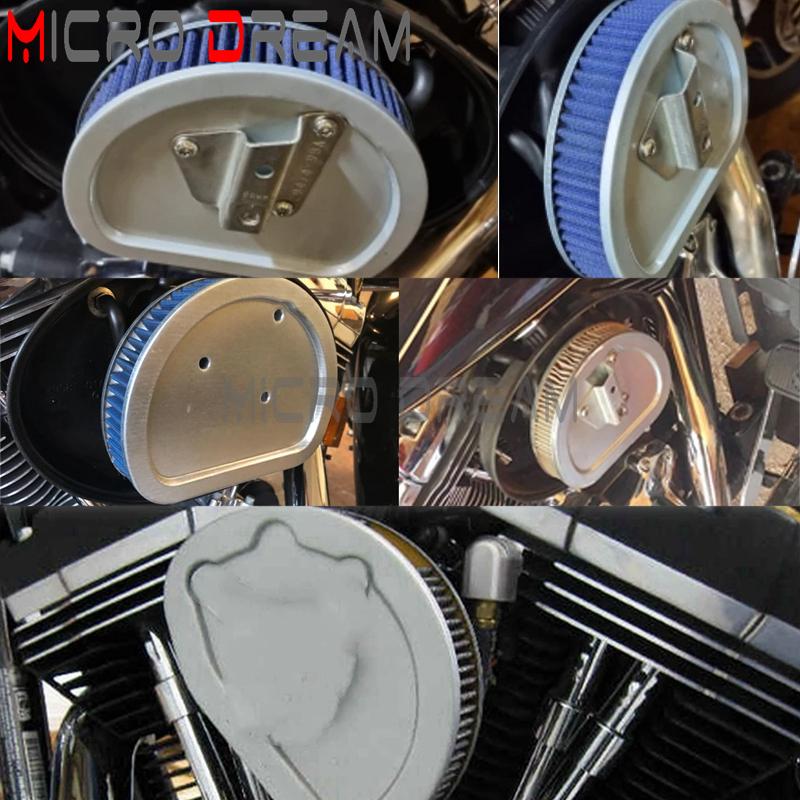 Cotton Gauze High-Flow Air Filters Intake Air Cleaner For Harley Dyna Street Fat Bob Super Glide Custom FLD FXD FXDF FXDB FXDC