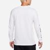 Nike Printed Crew Neck Casual Long Sleeve Shirt Men Tops White FJ1120-100