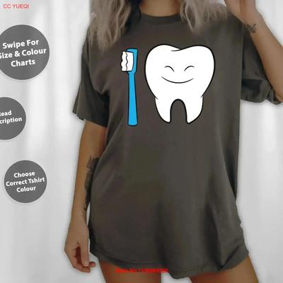 Tooth And Toothbrush Dentist Brushingth T Shirt Sweat Tote Bag 136413 Vintage Soft Versatile Homme Comfortable Vintage