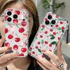 Watermelon Fruits Pattern Case For iPhone 17 Pro Max Coque iPhone 16 15 14 13 12 Pro Max 11 Clear TPU Soft Cover Cherry Lemon