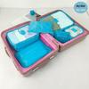 Seven-Piece Travel Luggage Set with Clothing and Shoe Storage Bags