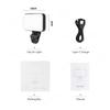 Video Conference 6500KPortable LED Video Light Cube Laptop Computer Webcam Light Zoom Call Lighting with Clip for Live Streaming