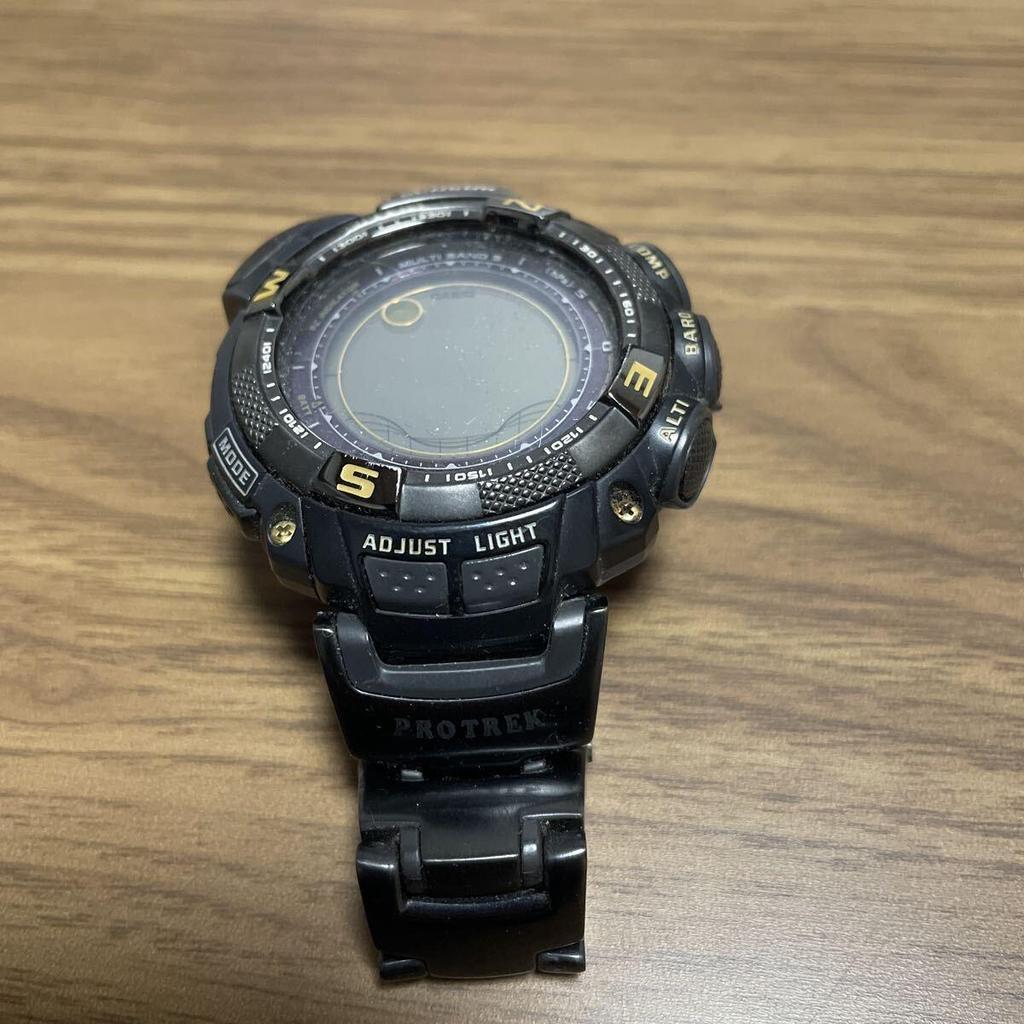 Used CASIO PRO TREK Triple Sensor Tough Solar Watch
