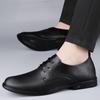 Luxury Brand Men's Business Formal Shoes Pointed Lace Up Men's Leather Casual Shoes Interview Commuting High-quality Work Shoes