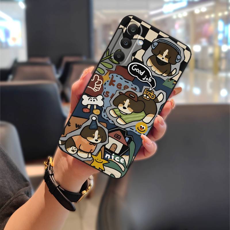 Back Cover Protective Phone Case For Samsung Galaxy A16 5G/SM-166P/E Silicone Anti-knock Durable Dirt-resistant TPU Cute