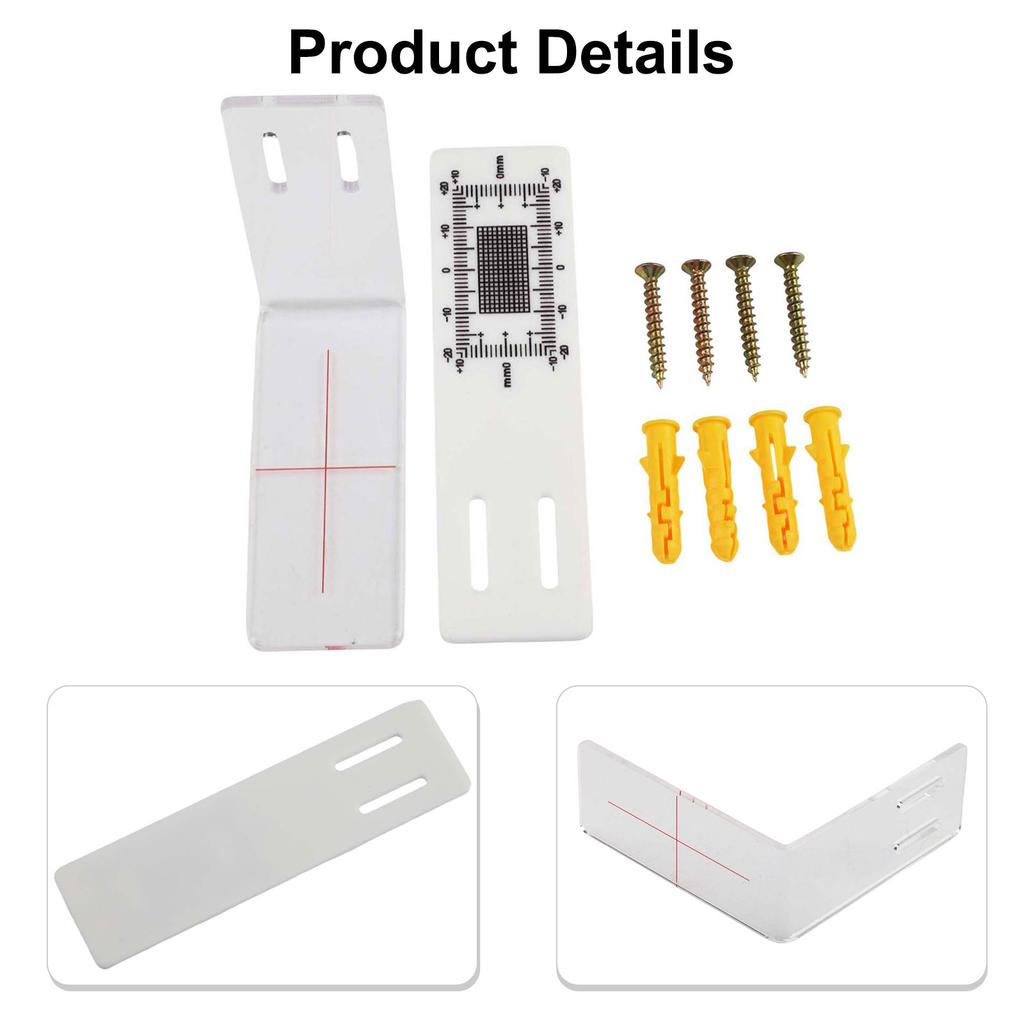 Crack Monitoring Record Crack Gauge Monitor Crosshair Alignment Displacement Monitoring High-quality Acrylic Easy Installation