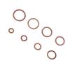 80pcs Solid Copper Sump Plug Assorted Washers Metal Kit Garage Engine Set with Box