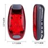 Bicycle Rear Light Safety Flashing Bicycle Rear Light Running Walking Cycling Helmet Light