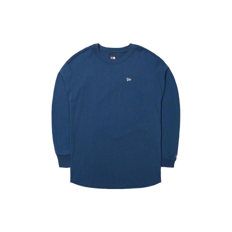 New Era FW23 Retro College Style Lightweight Pullover Sweatshirt Unisex Sweatshirt Navy-Blue 13789204