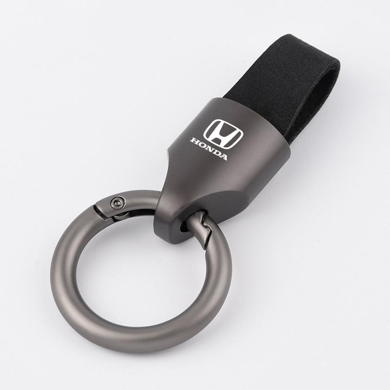 Metal Car Logo Key Ring Keychain For Honda Civic Accord CRV Odyssey Fit Pilot Dio HRV CRF CBR Engine Crf 250 XRV City Jazz Jade FL3