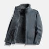 Paar Fleecejacke Damen Herren Doppelseitig Dick Korallenfleece Strickjacke Oberteil