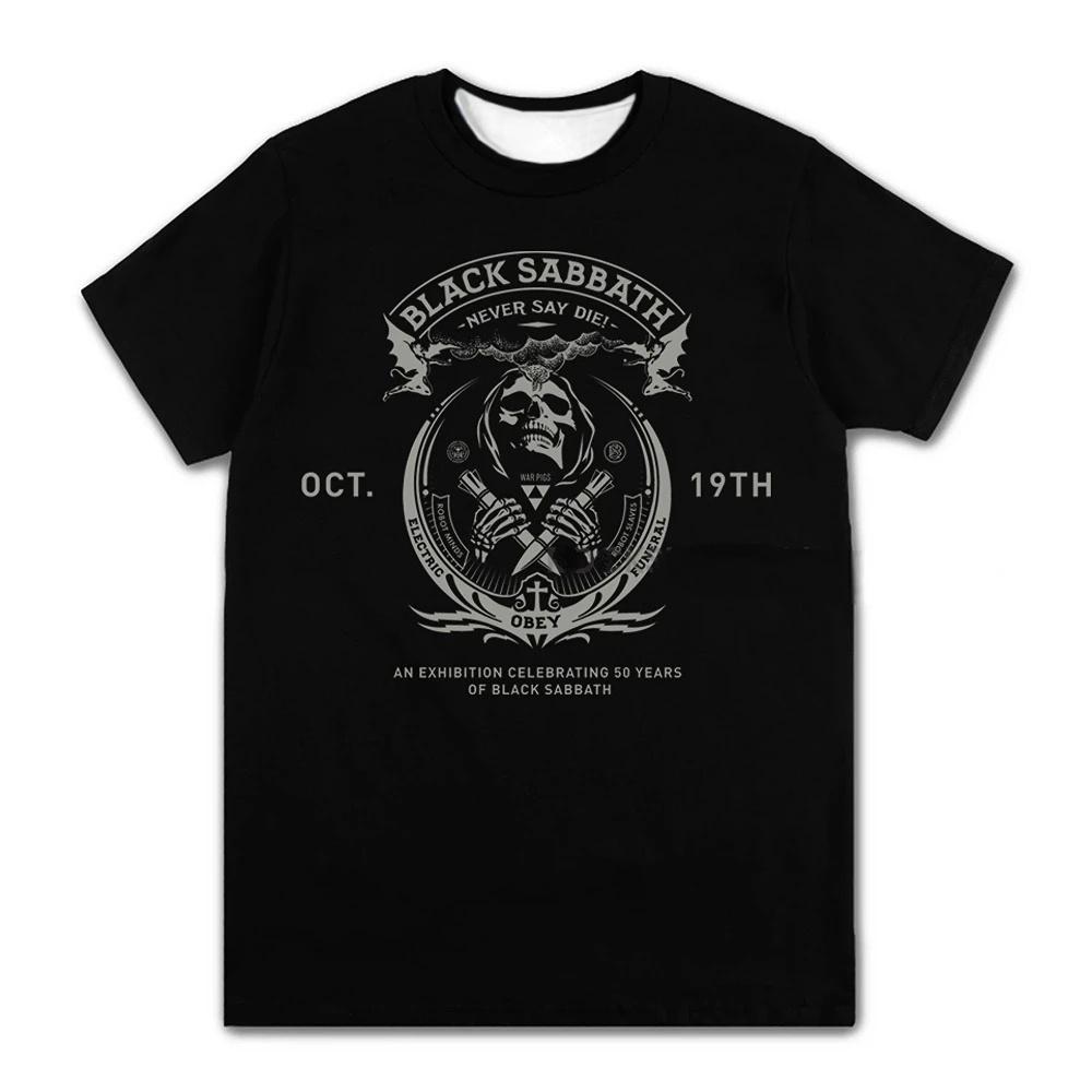 Black Metal Rock Band T Shirt Men Women Fashion Casual Graphic Short Sleeve Short Sleeve Plus Size T Shirt Unisex PUNK T-SHIRT