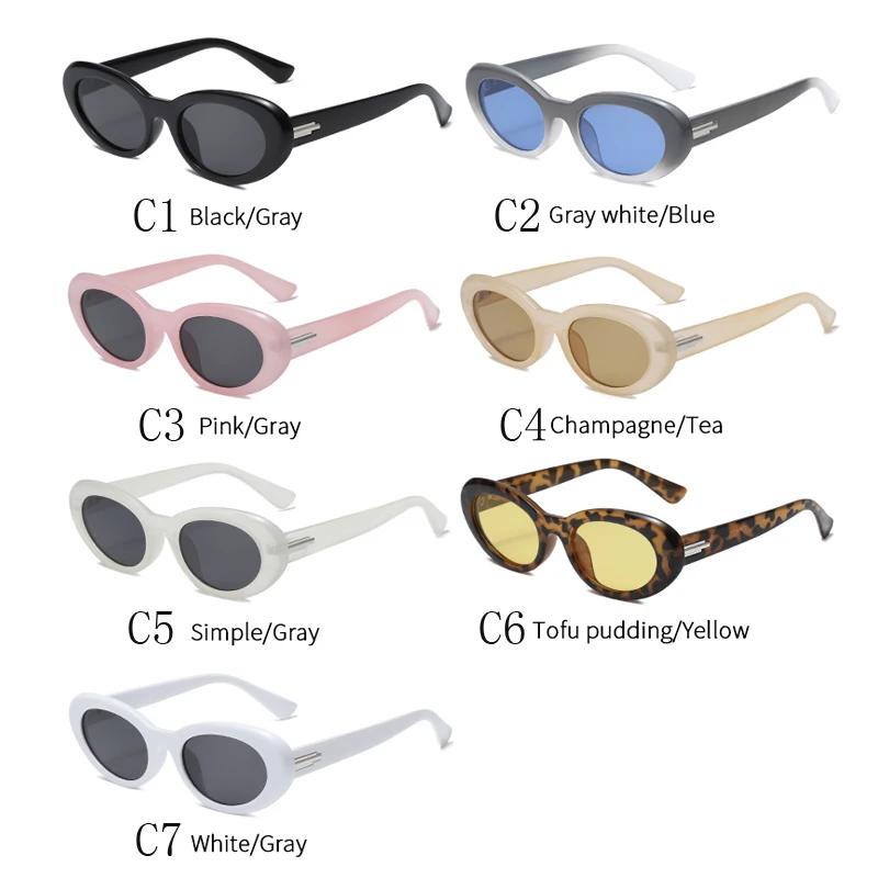 2PACK Cat Eye Sunglasses for Women Eyewear Fashion SunGlasses Man Outdoor Cycling Goggles Vintage Occhiali Da Sole Da Uomo UV400