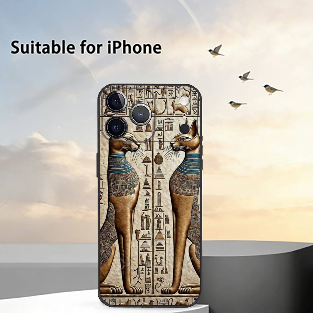 A-Art Ancient E-Egypt Phone Case Silicone Soft For IPhone 17 16 15 14 13 12 11 X XR Plus Pro Max Plus