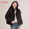 Women's Short Hooded Down Jacket YE4B606435H