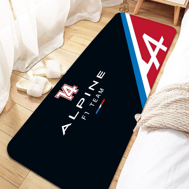 F1 Racing A-alpines Door Mat Entrance Non-slip Doormat Washable Kitchen Carpet Living Room Hallway Rugs Bathroom Bath Door Mats