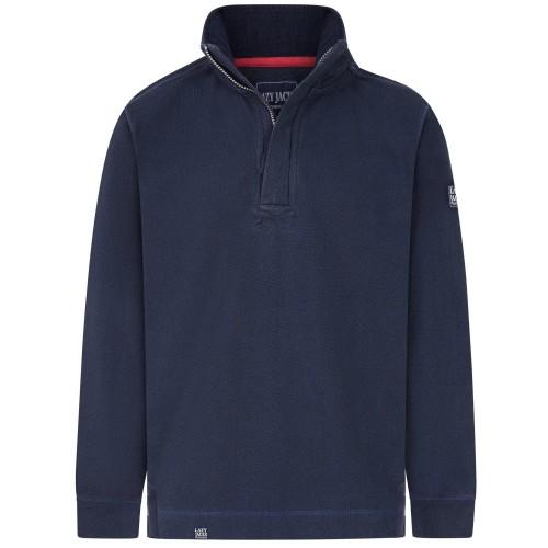 Lazy Jacks Mens Textured Quarter Zip Sweatshirt