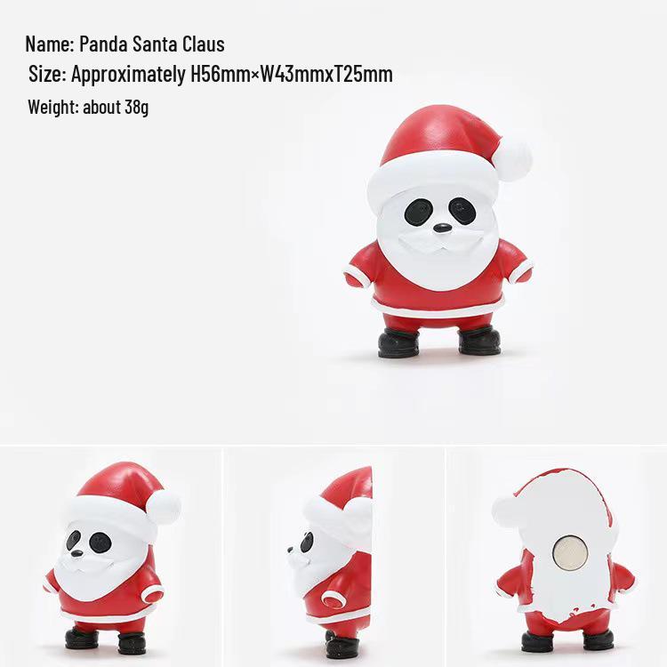 3D Nordic Santa & Reindeer Christmas Refrigerator Magnets