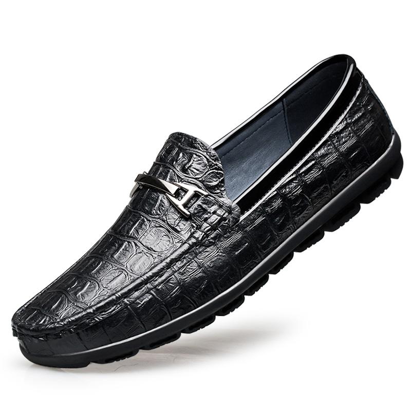 

Модные итальянские лоферы из натуральной кожи высокого класса, мужская роскошная брендовая обувь, повседневная обувь, мокасины, брендовая натуральная кожа, деловые костюмы 46 чёрный