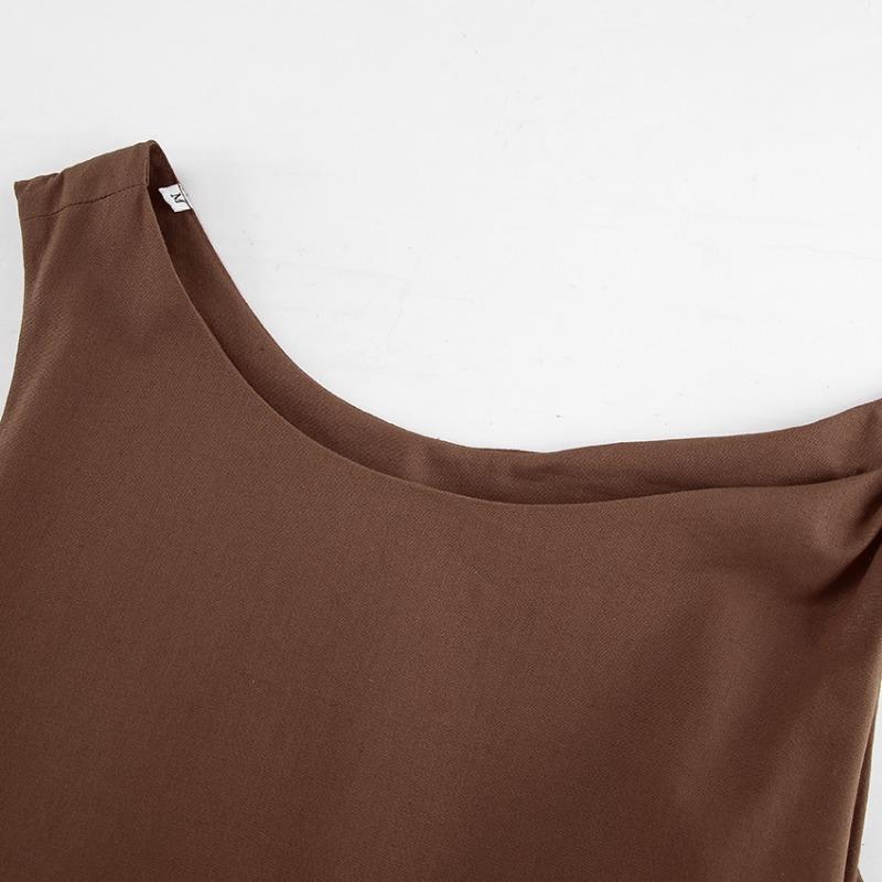 Französisches Design Sinnliches Kleid Frühling/Sommer Schräger Ausschnitt Schulterfrei Langes Kleid für Damen